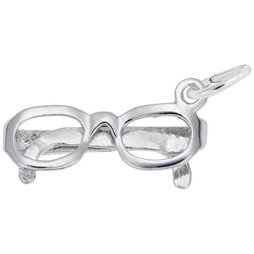 Eyeglasses Charm White Gold - 10-4013