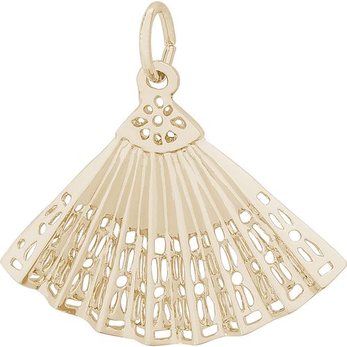 Fan Charm 10K Gold - 10-0465