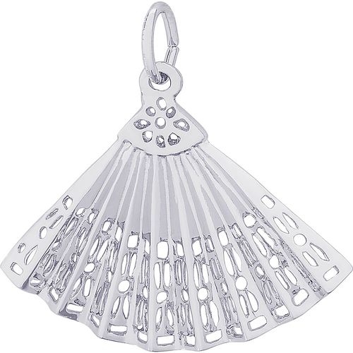 Fan Charm White Gold - 10-0465
