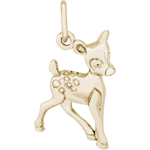 Fawn Deer Charm 10K Gold - 10-2602