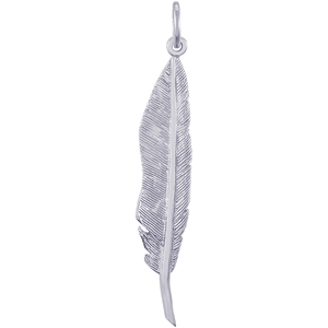 Feather Charm Silver - 10-6589