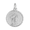 Rembrandt Female Graduate Rope Disc Charm Sterling Silver - 10-5100-0-ss