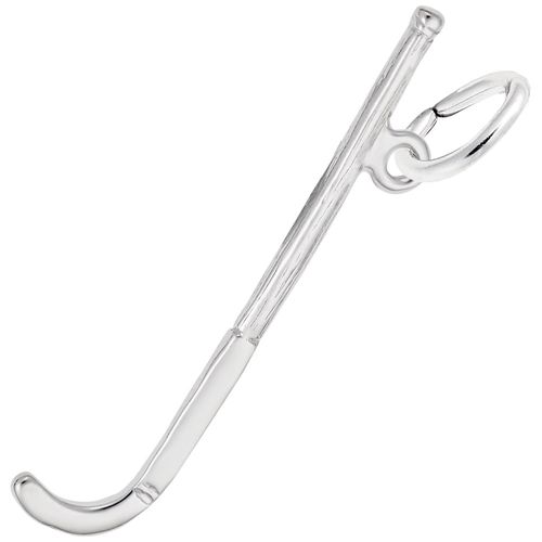 Field Hockey Charm White Gold - 10-7819