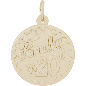 Finally 20 Charm 10K Gold - 10-4260