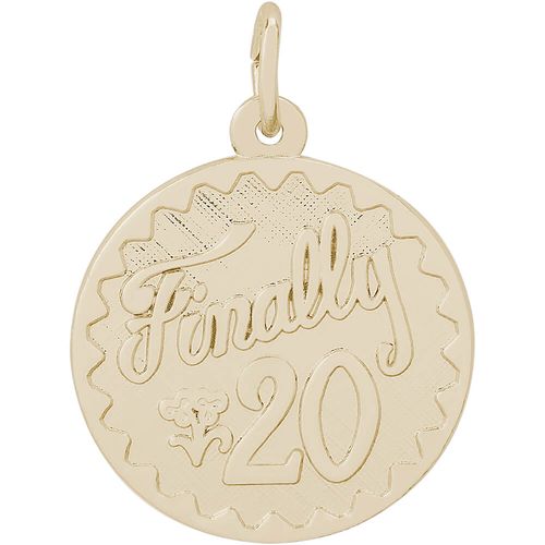 Finally 20 Charm Gold Plated - 10-4260