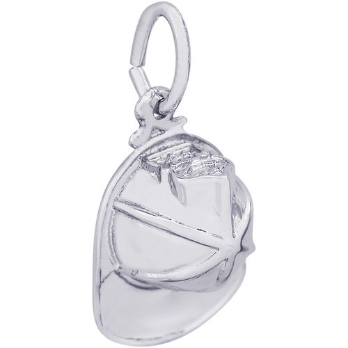 Fireman Hat Charm Silver - 10-8236