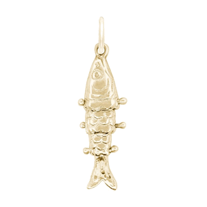 Rembrandt Fish Charm - Gold Plated - 10-5593-0-GP