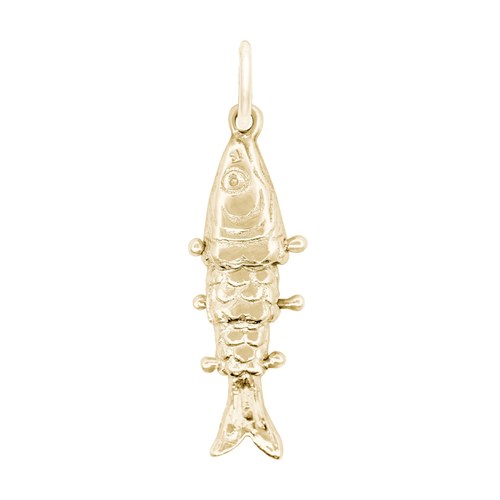 Rembrandt Fish Charm - Gold Plated - 10-5593-0-GP