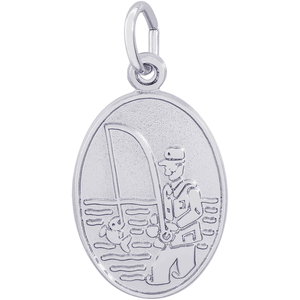 Fisherman Charm White Gold - 10-6584