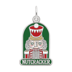 Rembrandt Flat Nutcracker - Painted Charm - Silver - 10-1689-1-SS