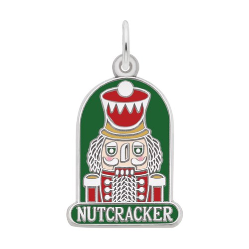Rembrandt Flat Nutcracker - Painted Charm - Silver - 10-1689-1-SS