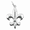 Rembrandt Fleur De Lis - 3d Charm - Silver - 10-1024-0-SS
