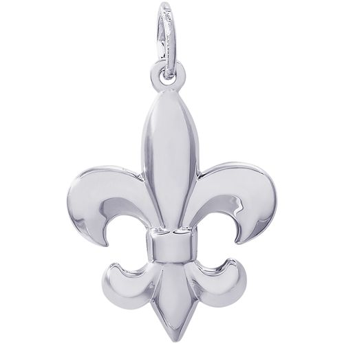 Fleur De Lis Charm Silver - 10-1014