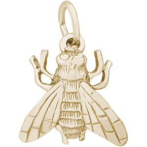 Fly Charm Gold Plated - 10-1250