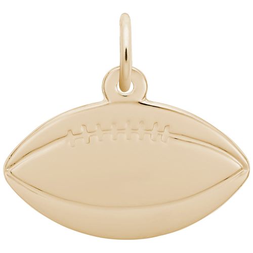Football Charm Gold Plated - 10-7787