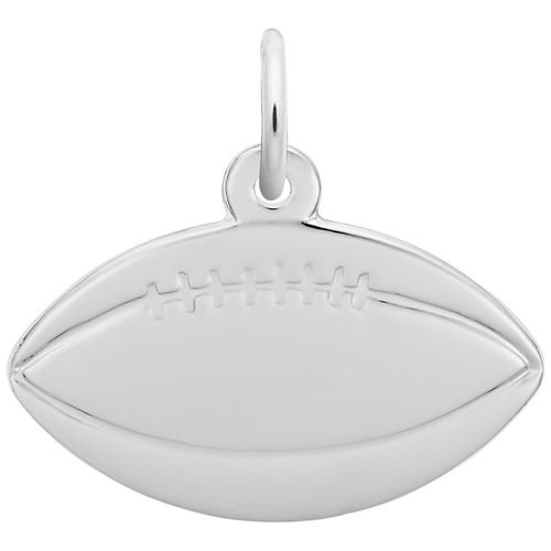 Football Charm Silver - 10-7787