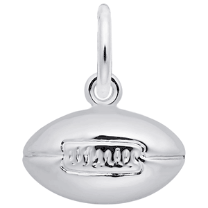 Football Charm White Gold - 10-0620