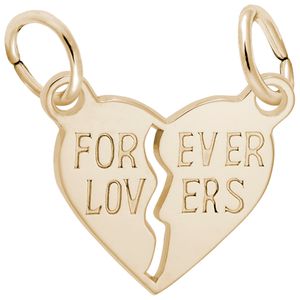 Forever Lovers Charm Gold Plated - 10-6597
