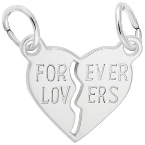 Forever Lovers Charm Silver - 10-6597