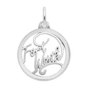 Fort Worth Charm White Gold - 10-6254