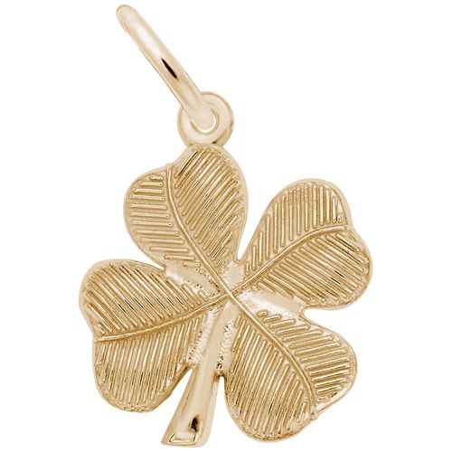 Four Leaf Clover Charm 14K Gold - 10-0395