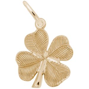 Four Leaf Clover Charm 14K Gold - 10-0395