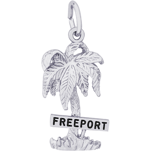 Freeport Palm Charm Silver - 10-4667
