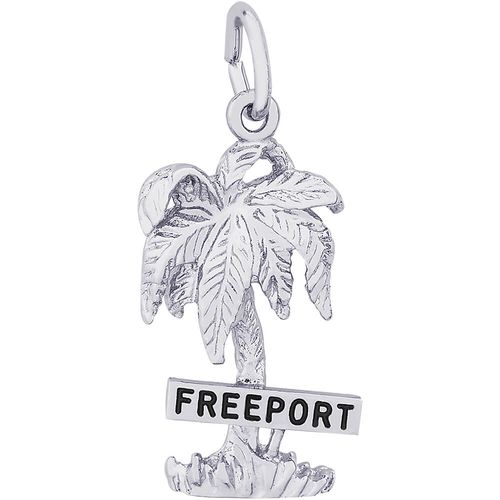 Freeport Palm Charm Silver - 10-4667