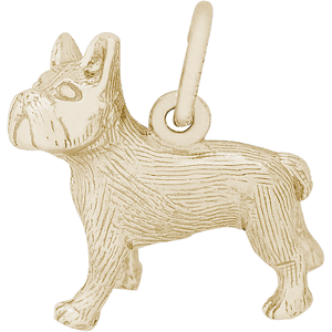 French Bull Dog Charm 10K Gold - 10-3586