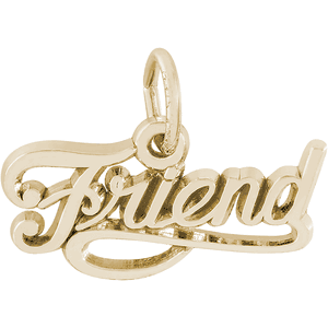 Friend Charm Gold Plated - 10-2434