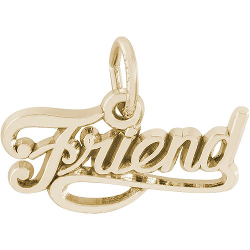 Friend Charm Gold Plated - 10-2434
