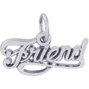 Friend Charm Silver - 10-2434