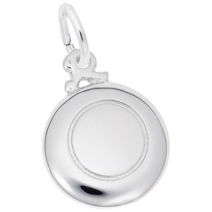Frisbee Charm Silver - 10-8162
