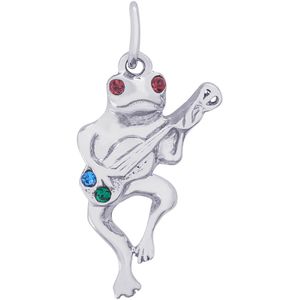 Frog Charm Silver - 10-1789