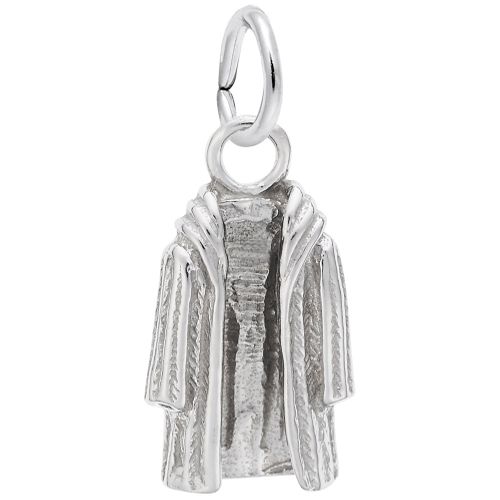 Fur Coat Charm Silver - 10-4530