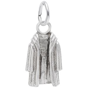 Fur Coat Charm Silver - 10-4530