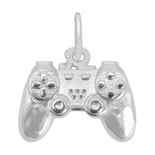 Rembrandt Game Controller Charm - 14K White Gold - 10-1154-0-14KW