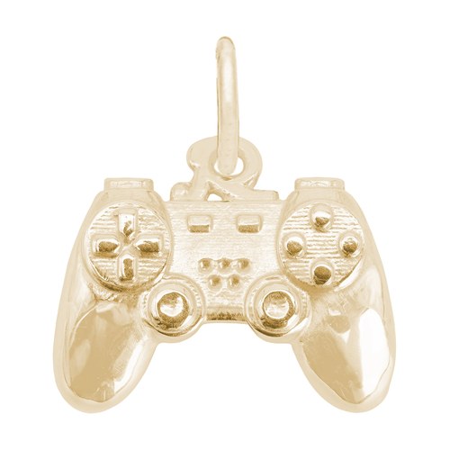 Rembrandt Game Controller Charm - Gold Plated - 10-1154-0-GP