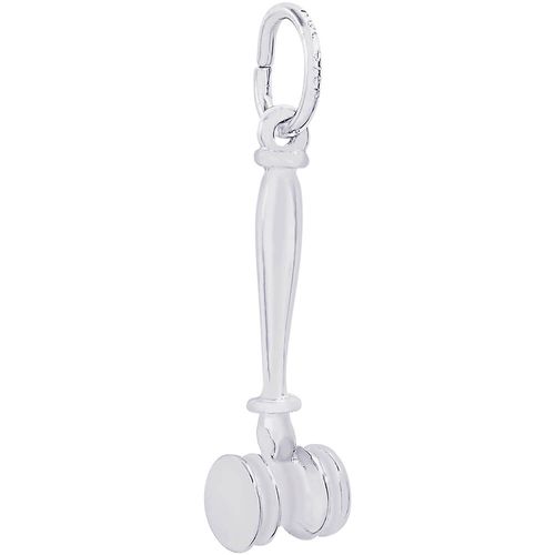 Gavel Charm Silver - 10-0559