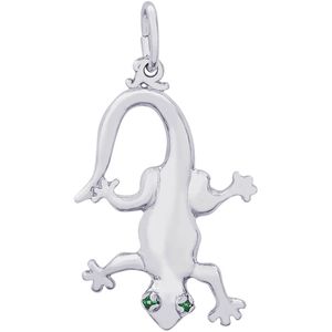 Gecko Charm White Gold - 10-2723