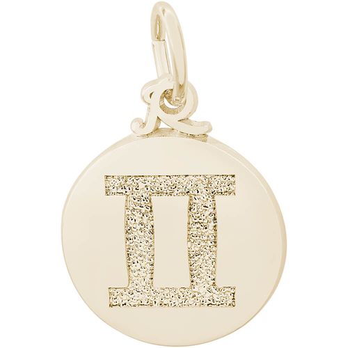 Gemini Charm 14K Gold - 10-6765