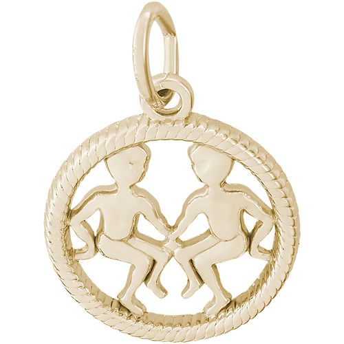 Gemini Charm 14K Gold - 10-4775
