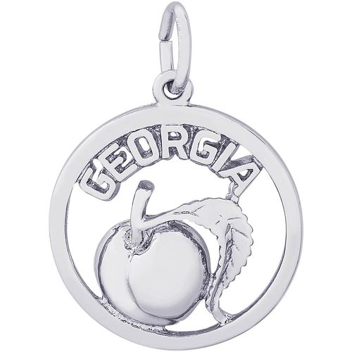 Georgia Peach Charm Silver - 10-3464