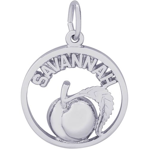 Georgia Savannah Peach Charm White Gold - 10-3409