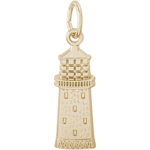 Gibbs Lighthouse  Bermuda charm Gold Plated - 10-7702