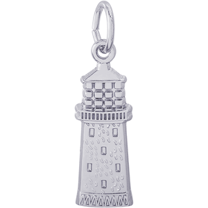 Gibbs Lighthouse  Bermuda charm White Gold - 10-7702