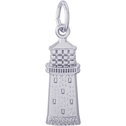 Gibbs Lighthouse  Bermuda charm White Gold - 10-7702