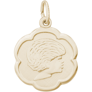 Girl Charm 10K Gold - 10-0944