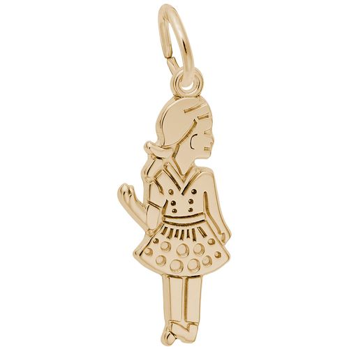 Girl Charm 10K Gold - 10-0352