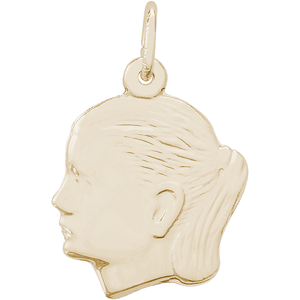 Girl Charm Gold Plated - 10-0514